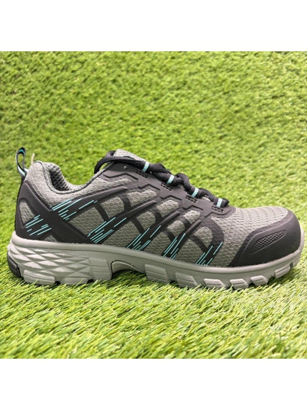 Nautilus Stratus Series Womens Size 8 Gray Black Composite Toe Safety Work Shoes - Picture 4 of 10